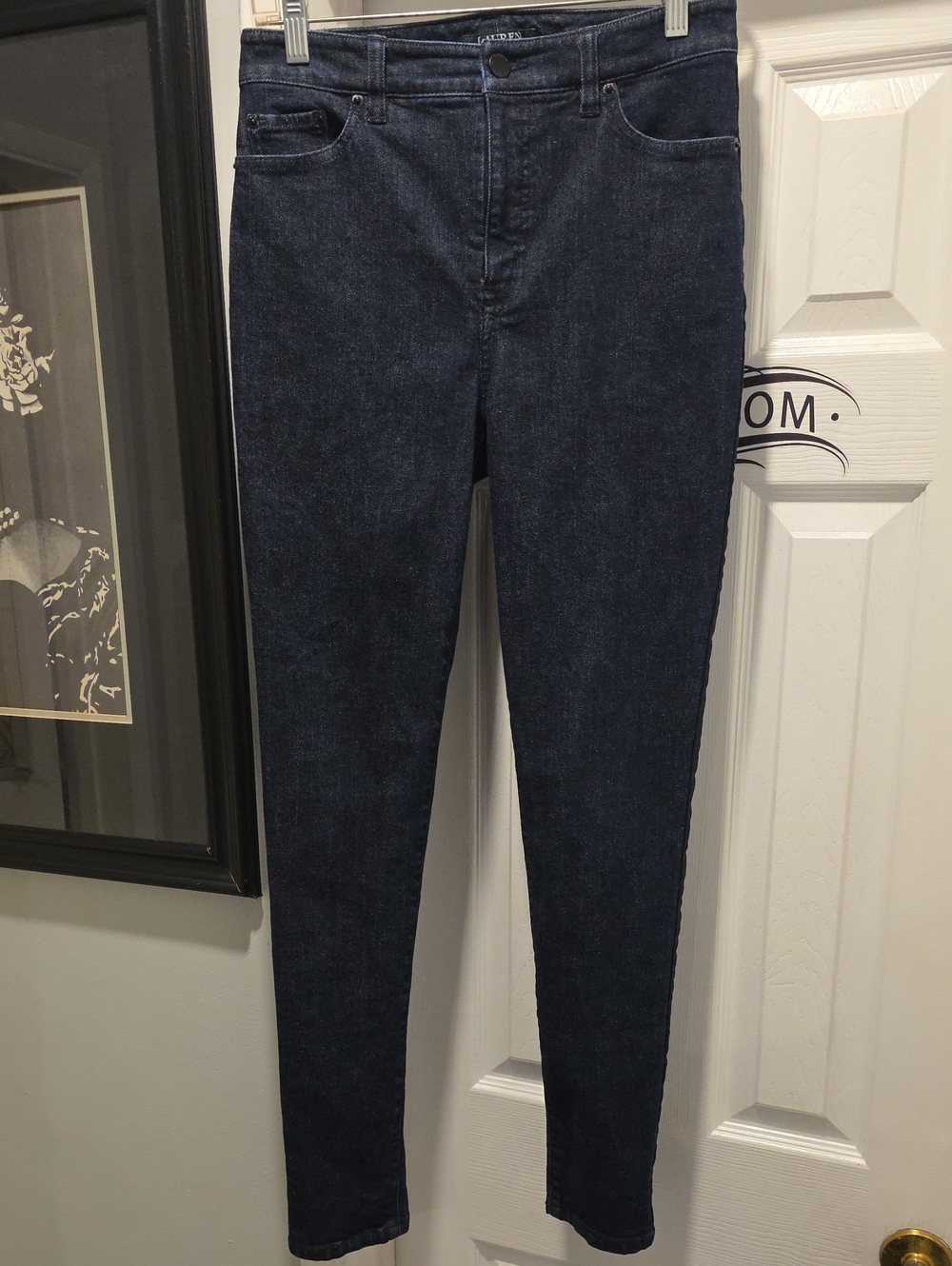 Lauren Ralph Lauren Dark Blue Women's Skinny Jeans